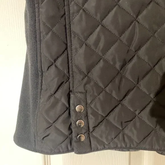 Market & Spruce women's black quilted vest, size M - Picture 8 of 10